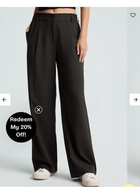Beyond Yoga Black Wide-Leg Pull-On Pants